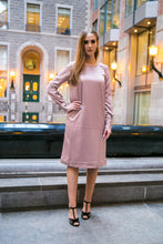 Load image into Gallery viewer, Sara Satin dress in blush