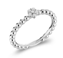 Load image into Gallery viewer, Bead and diamond ring