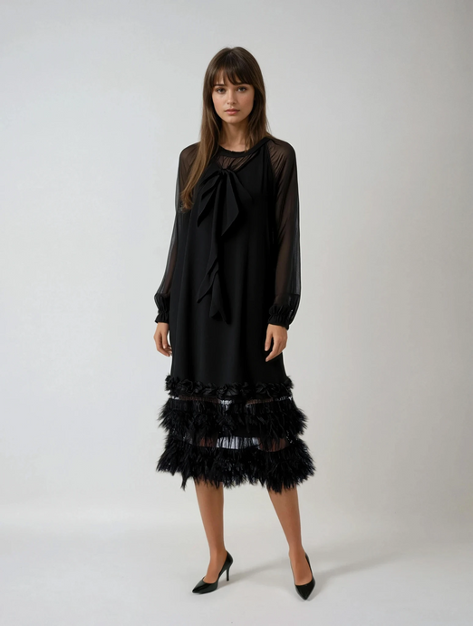 Mia Feather Dress