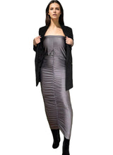 Load image into Gallery viewer, Bodycon ruched dress