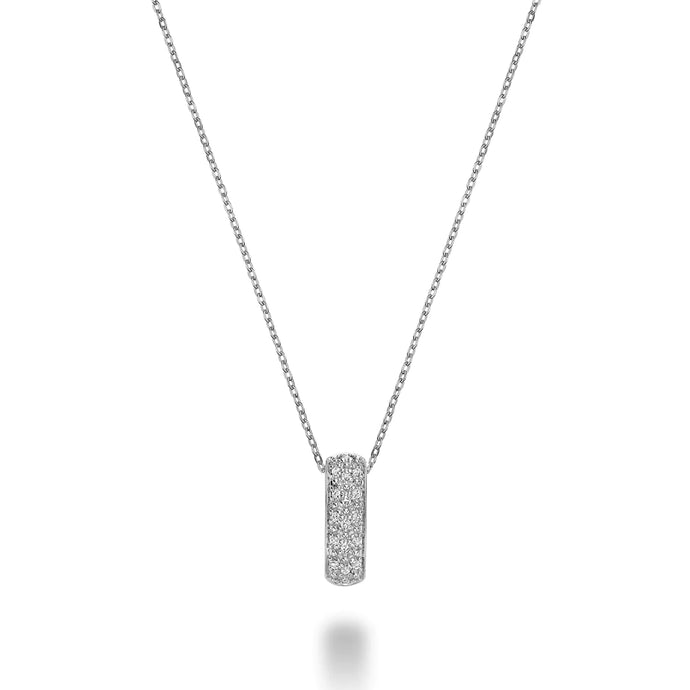 Diamond necklace pavé