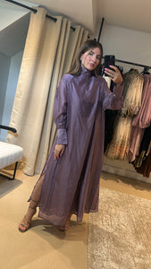Purple voile dress