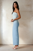 Load image into Gallery viewer, Denim Strapless Dress
