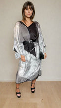 Load image into Gallery viewer, Black &amp; Grey Kaftan
