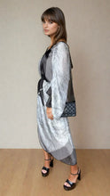 Load image into Gallery viewer, Black &amp; Grey Kaftan