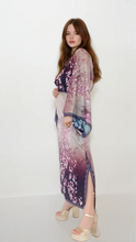 Load image into Gallery viewer, Purple floral Kaftan