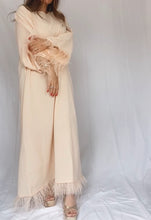 Load image into Gallery viewer, Feather oversized long dress