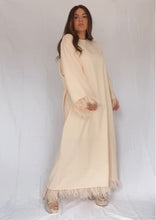 Load image into Gallery viewer, Feather oversized long dress