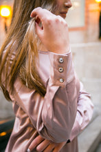 Load image into Gallery viewer, Sara Satin dress in blush