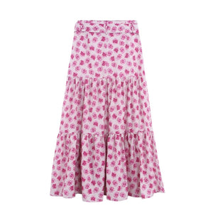 Roses peasant skirt