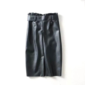 Miley Faux leather skirt