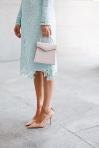 Mint lace dress