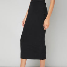 Load image into Gallery viewer, Midi ribbed skirt
