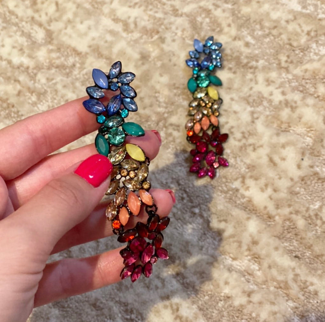 Rainbow earrings